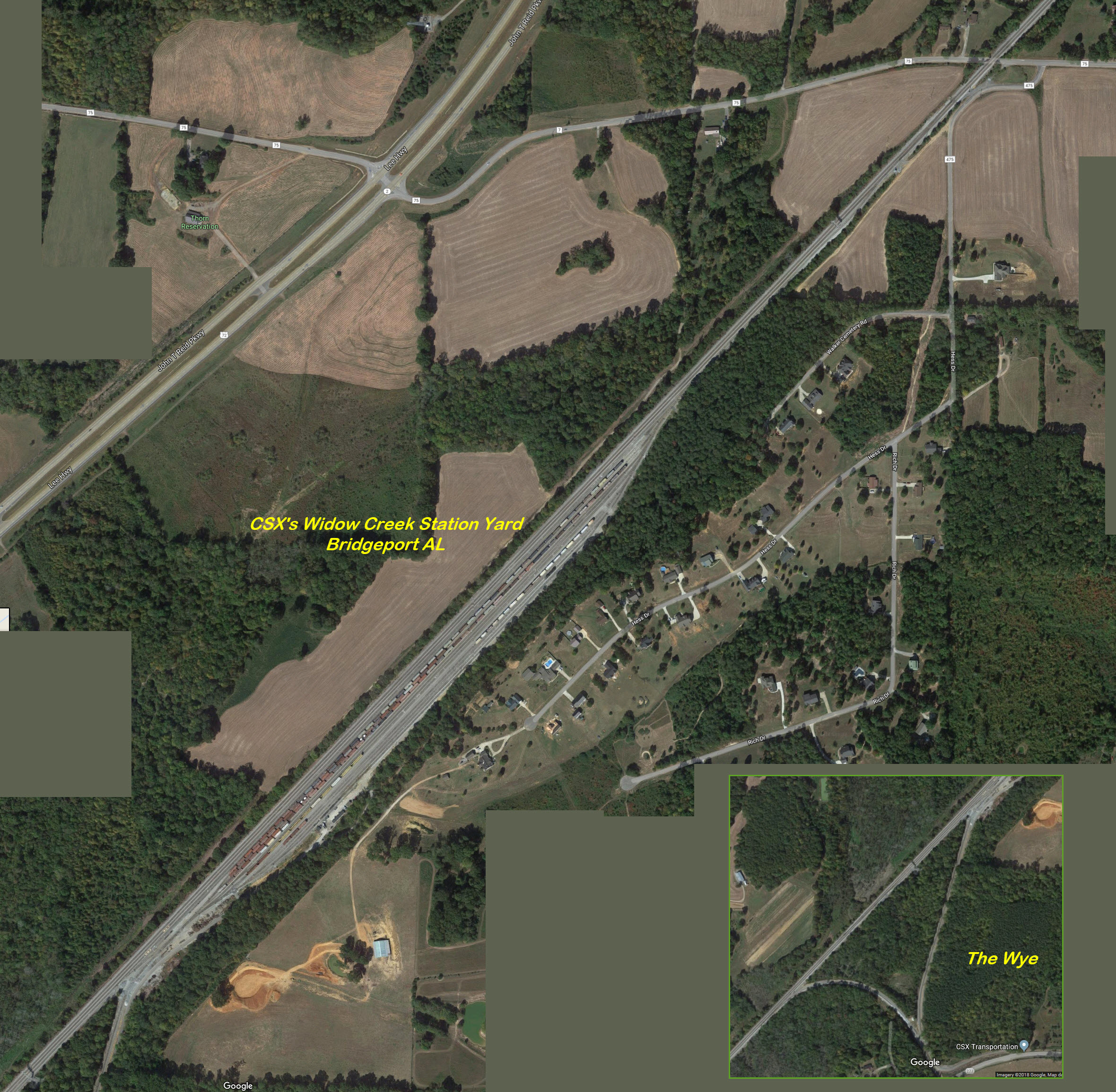 Stevenson AL Railfan Guide