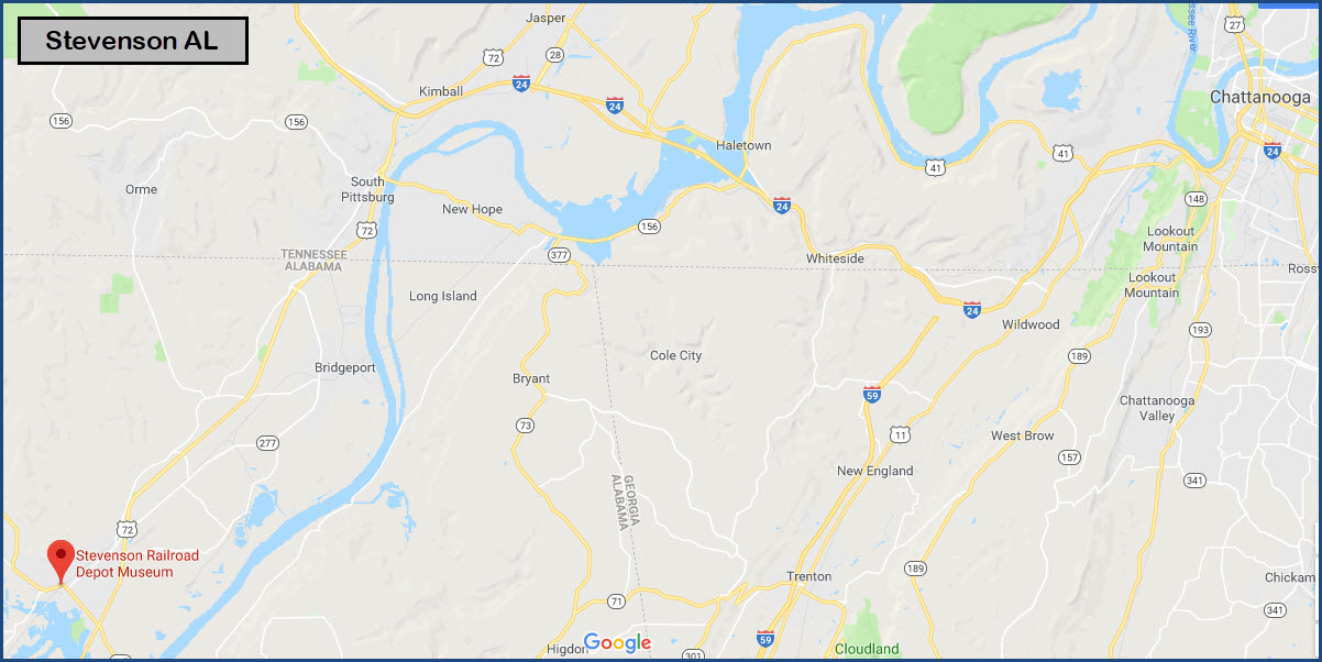 Stevenson AL Railfan Guide