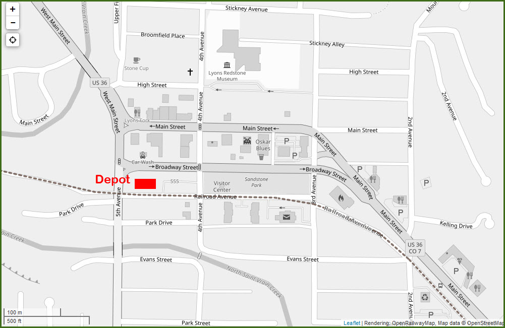 Lyons CO Railfan Guide