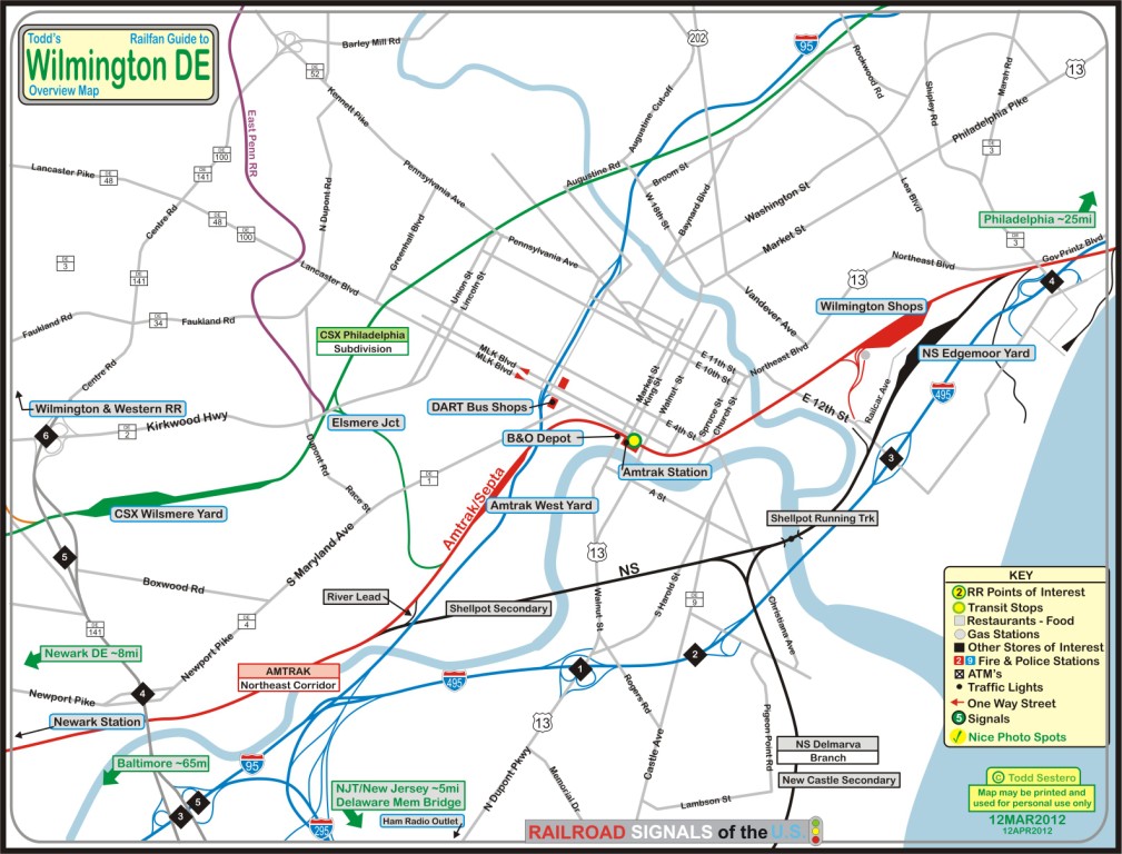 Wilmington DE Railfan Guide