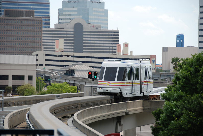 JTA Skyway Monorail Jacksonville FL Railfan Guide