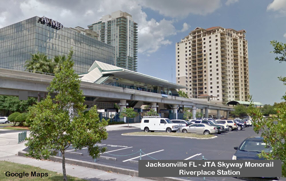 JTA Skyway Monorail Jacksonville FL Railfan Guide