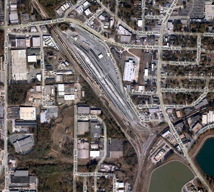 Inman and Tilford Yards Atlanta Railfan Guide RSUS