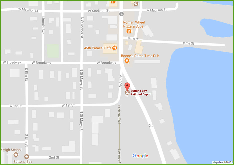 Suttons Bay MI Railfan Guide