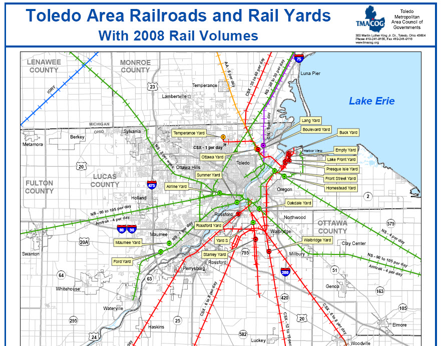 Toledo OH Railfan Guide