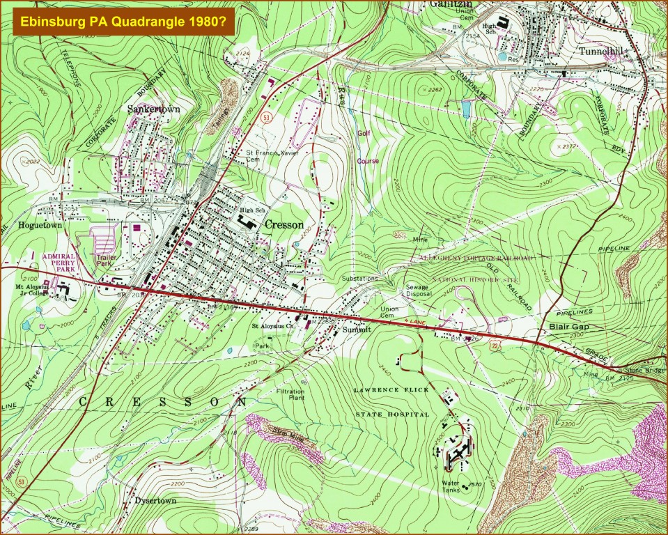 Cresson PA Railfan Guide