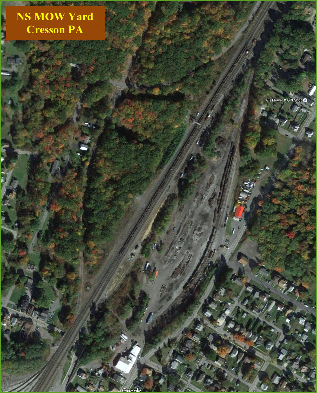Cresson PA Railfan Guide