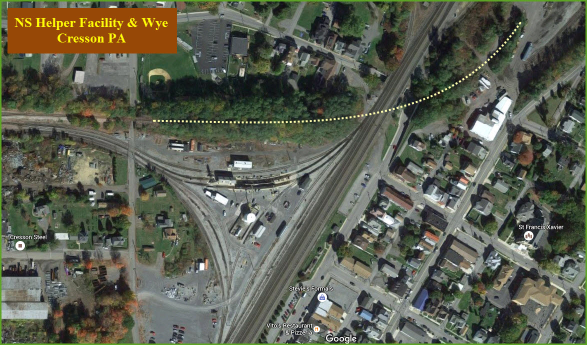 Cresson PA Railfan Guide