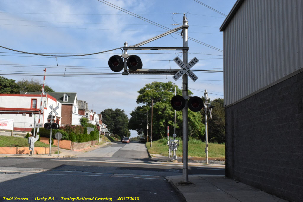 Darby PA Rail/Trolley Crossing Railfan Guide