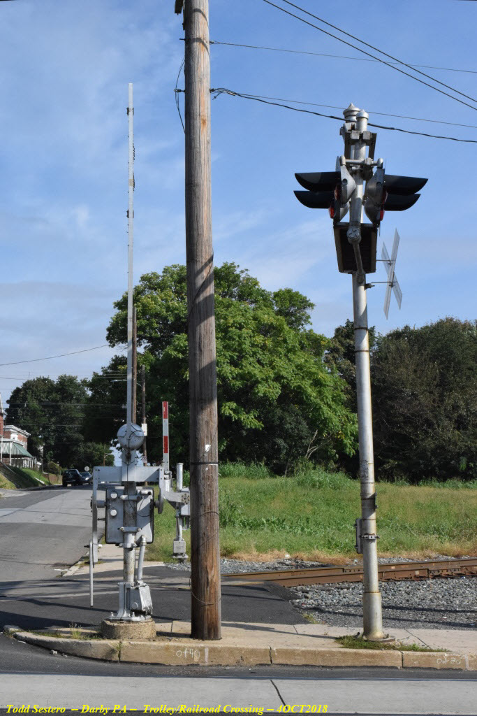 Darby PA Rail/Trolley Crossing Railfan Guide