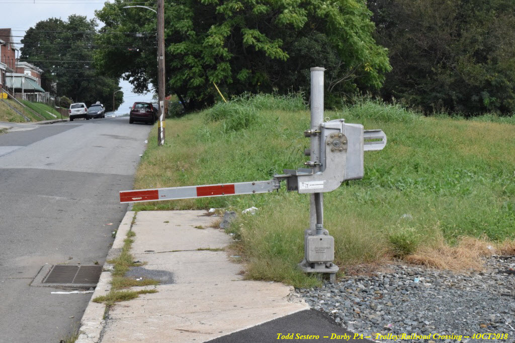 Darby PA Rail/Trolley Crossing Railfan Guide