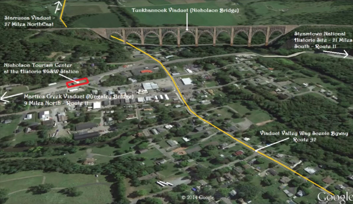 Train & Railroad Stations, Towers, Tunnels & Bridges in Pennsylvania