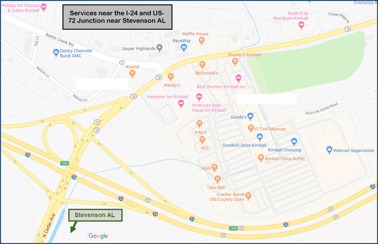 Stevenson AL Railfan Guide