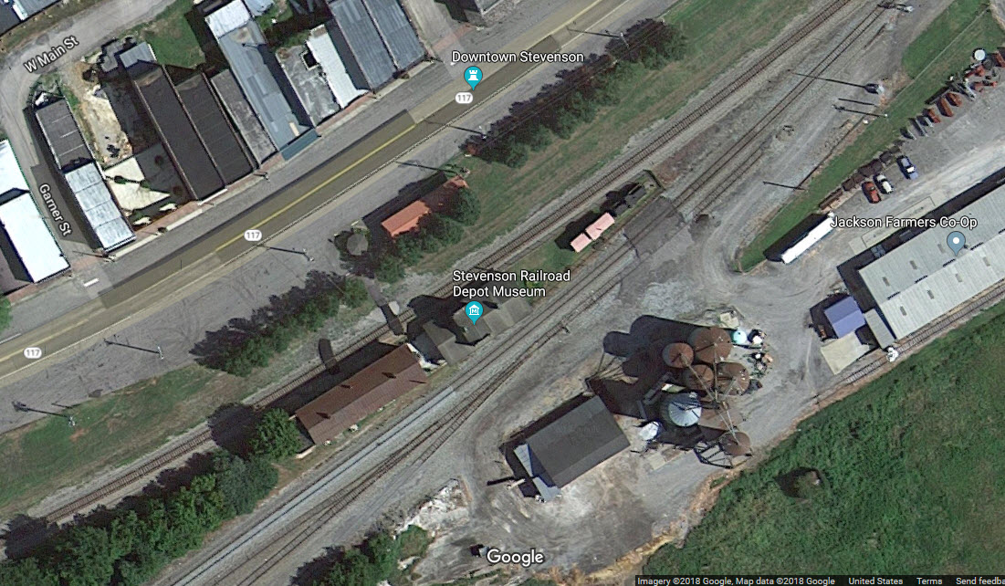 Stevenson AL Railfan Guide