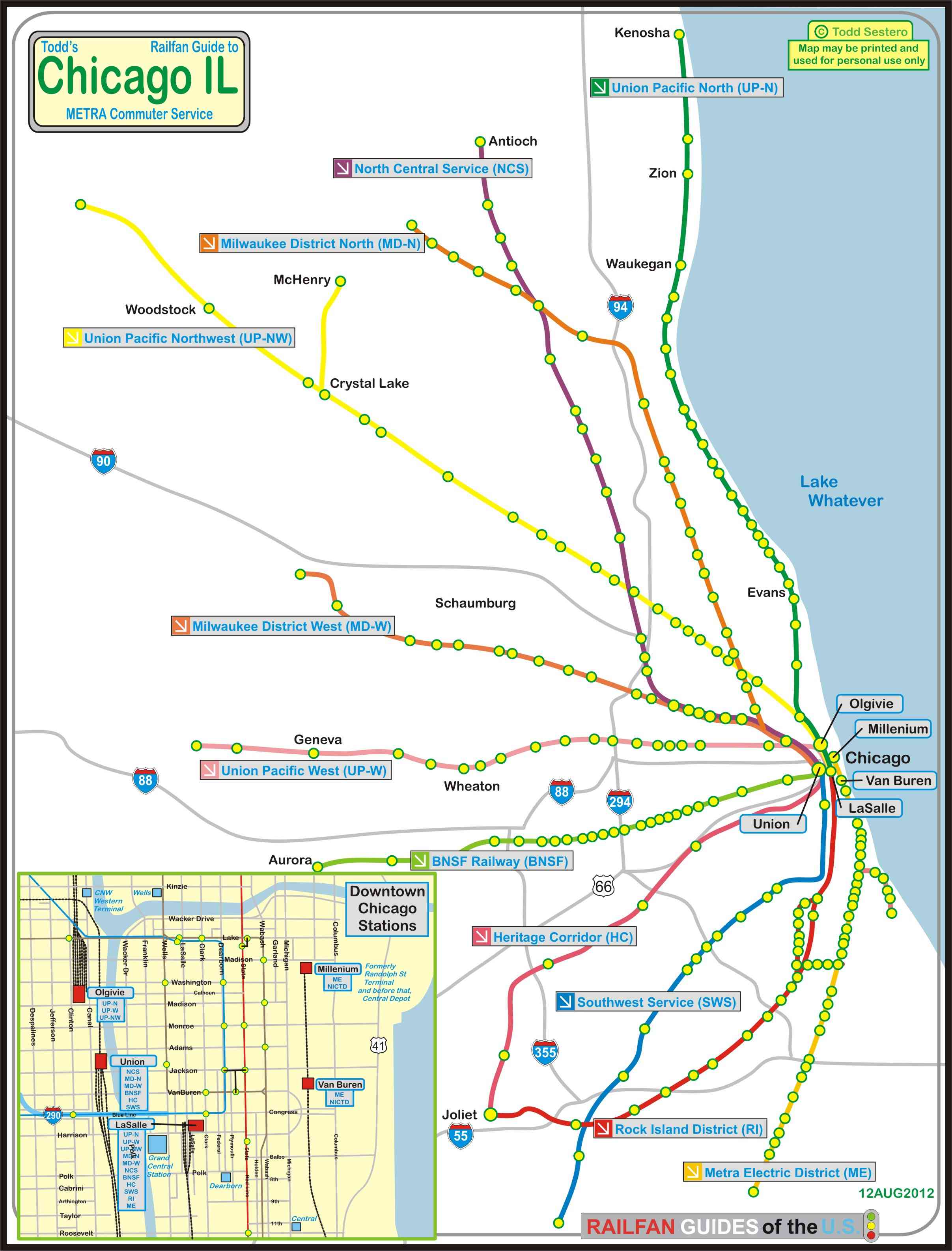 Chicago Metra Railfan Guide
