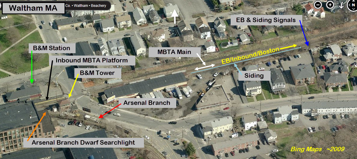 Waltham MA Railfan Guide