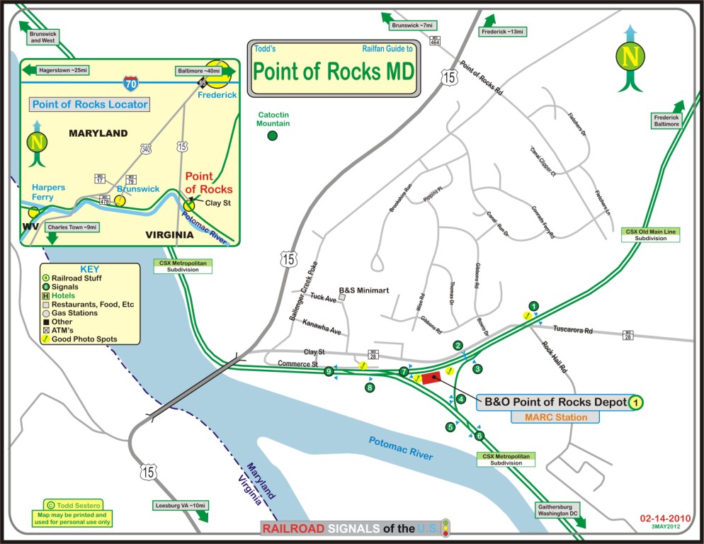 Point of Rocks MD Railfan Guide RSUS
