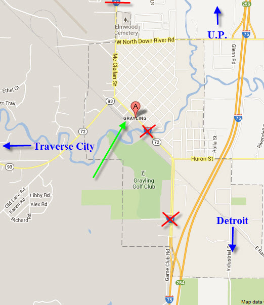 Grayling MI Railfan Guide