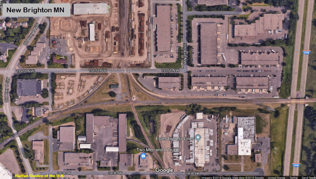 New Brighton MN Railfan Guide