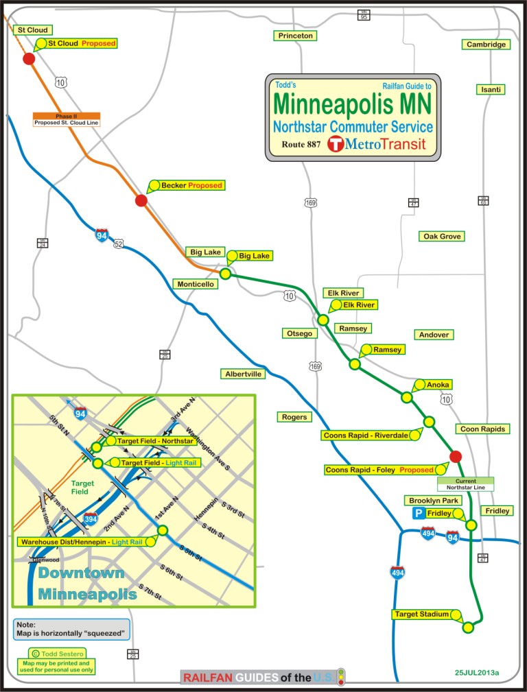 Northstar Commuter Rail System Minneapolis MN RSUS