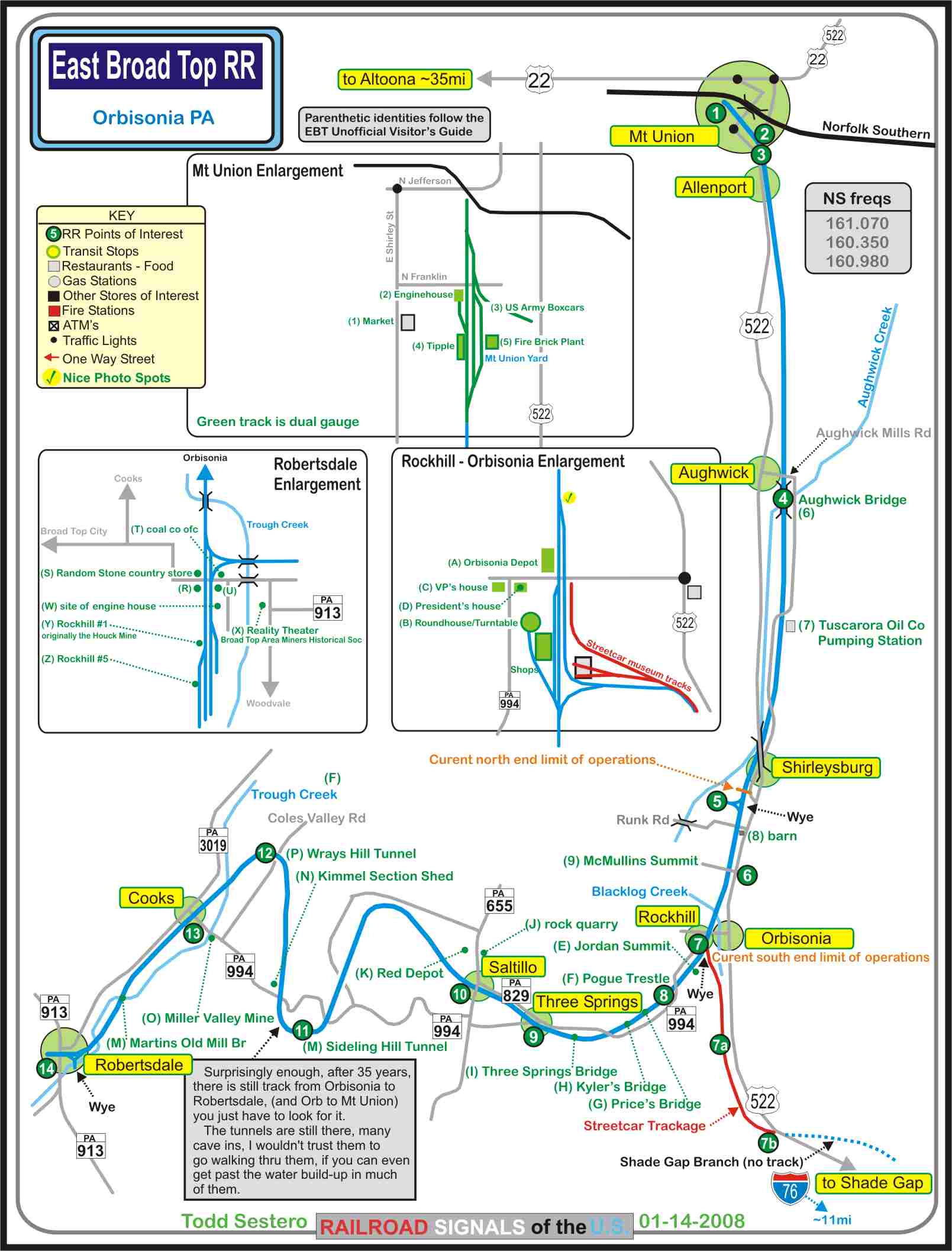 the Rockhill Trolley Museum Orbisonia/Rockhill Furnace PA