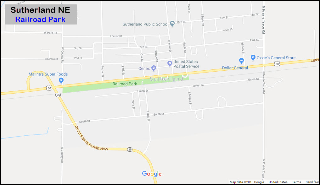Sutherland NE Railfan Guide