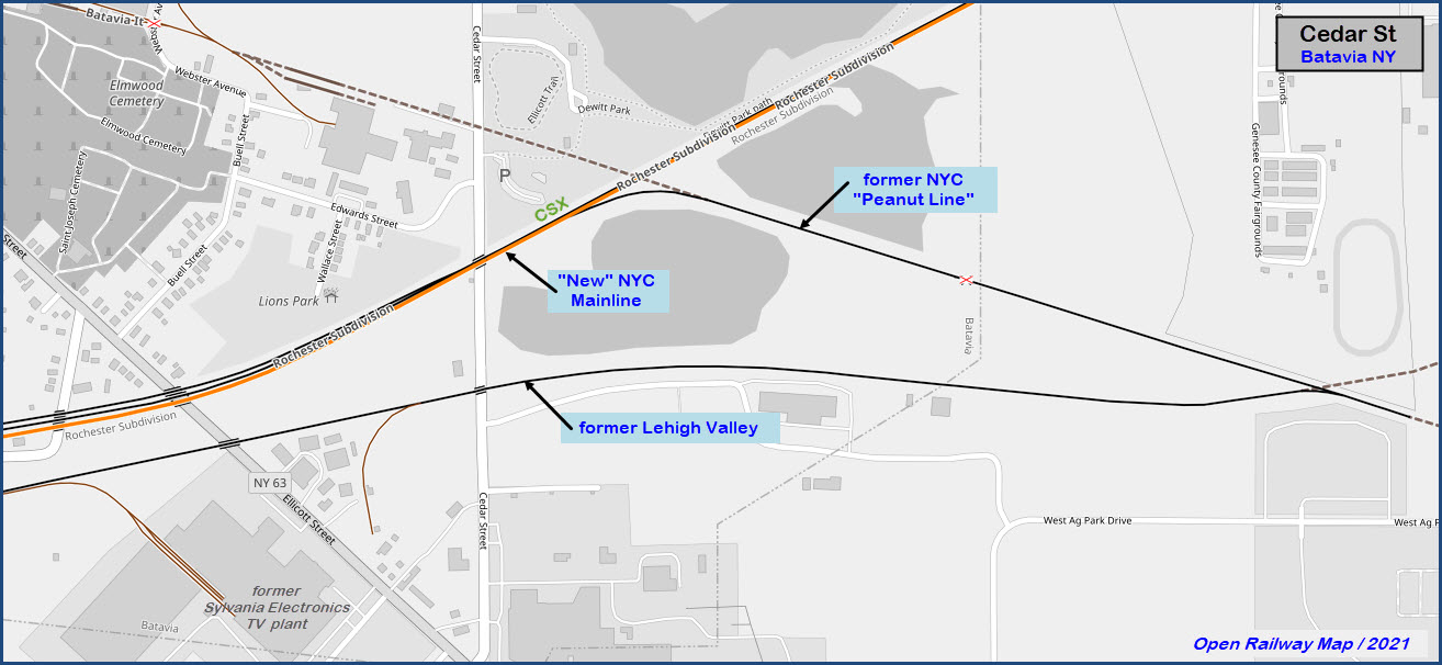 Batavia to Buffalo NY Railfan Chase Guide