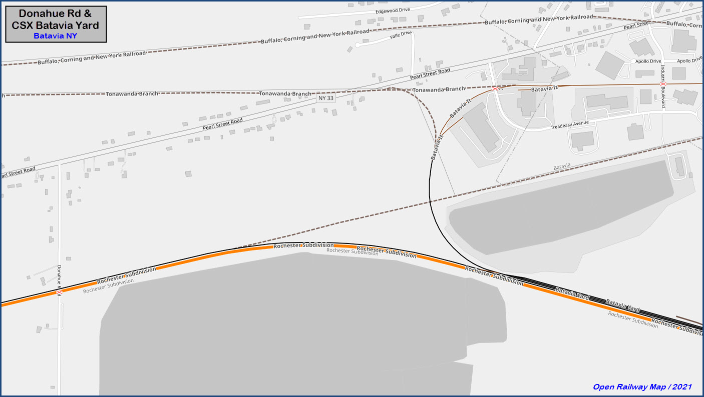 Batavia to Buffalo NY Railfan Chase Guide