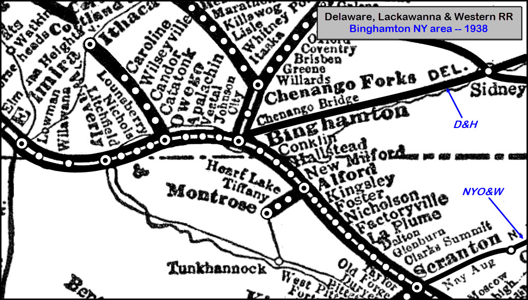 Binghamton NY Railfan Guide Downtown