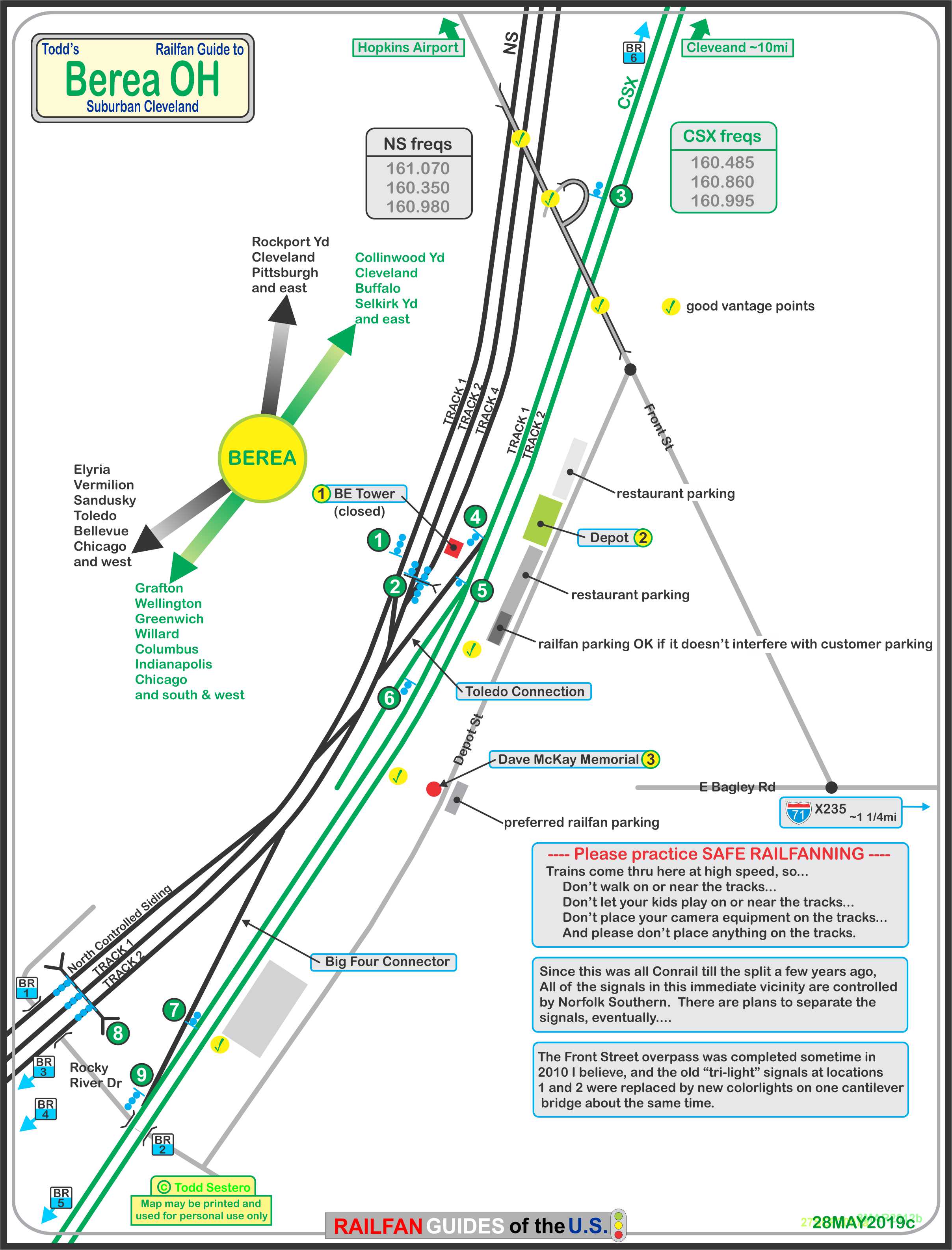 Berea OH Railfan Guide