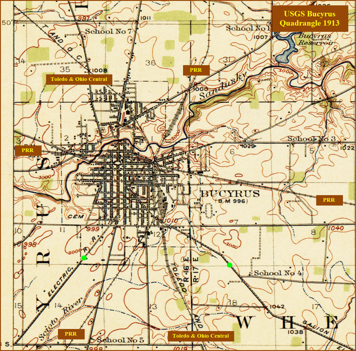 Bucyrus OH Railfan Guide