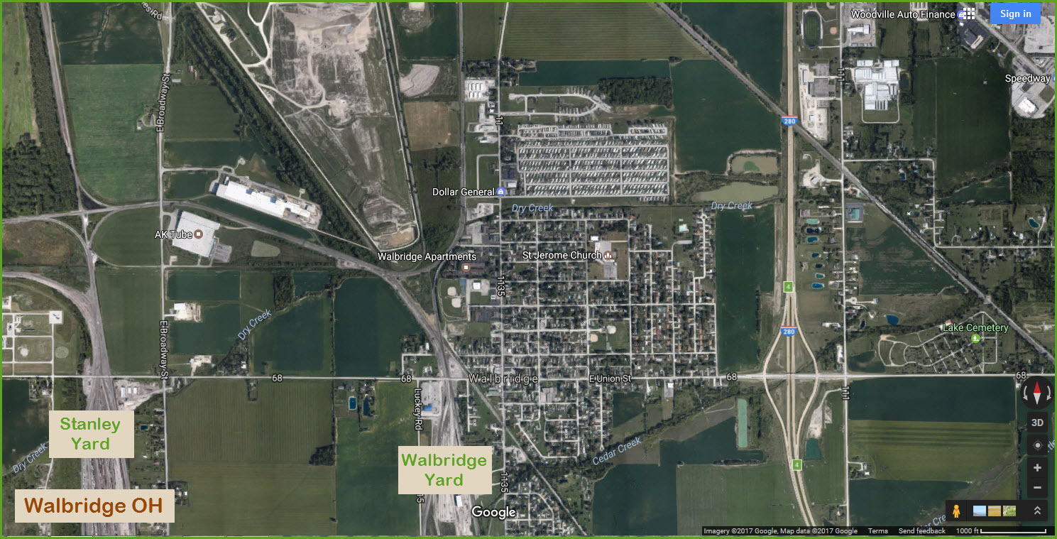 Walbridge OH Railfan Guide