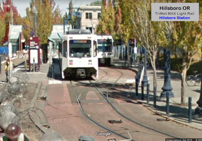 TriMet MAX Light Rail Guide West Side