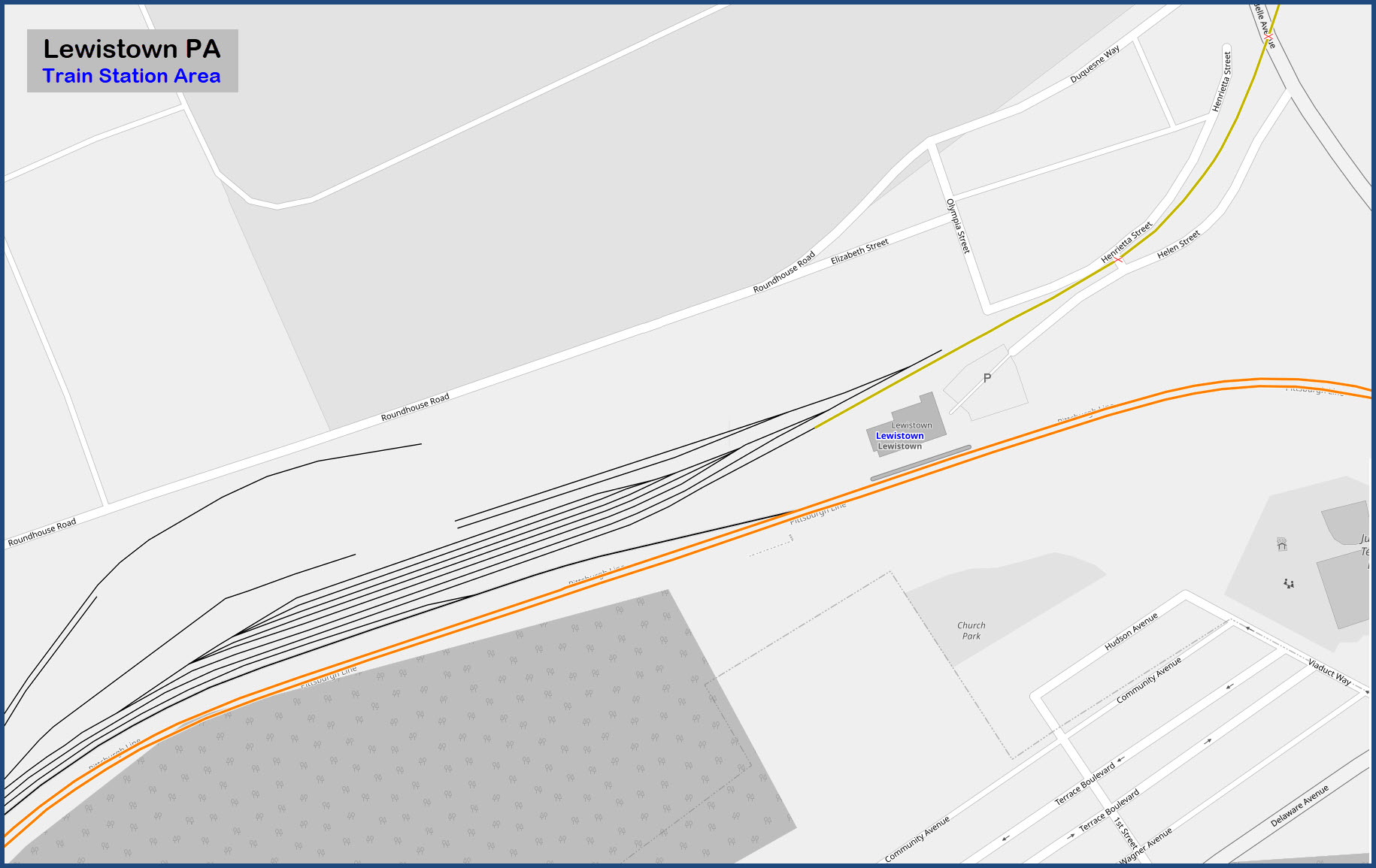 Lewistown PA Railfan Guide