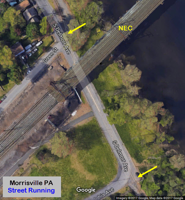 Morrisville PA Railfan Guide