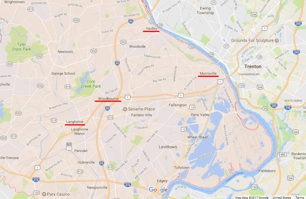 Morrisville PA Railfan Guide