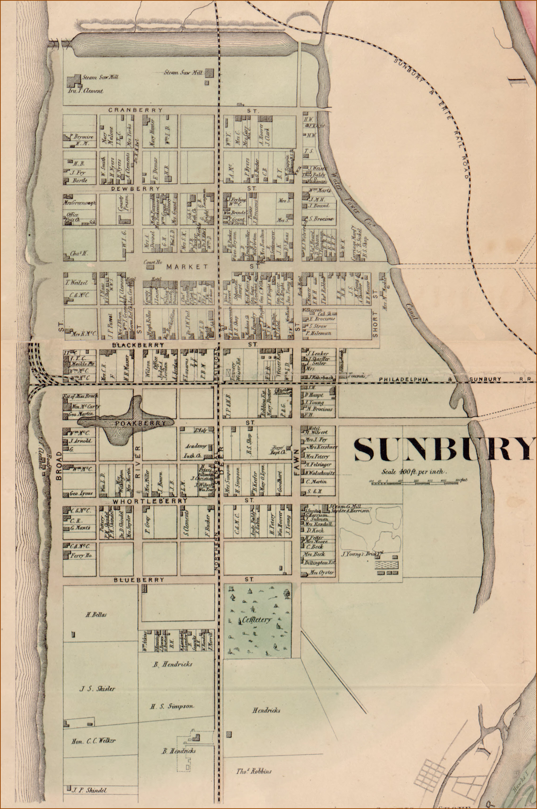 Sunbury PA Railfan Guide