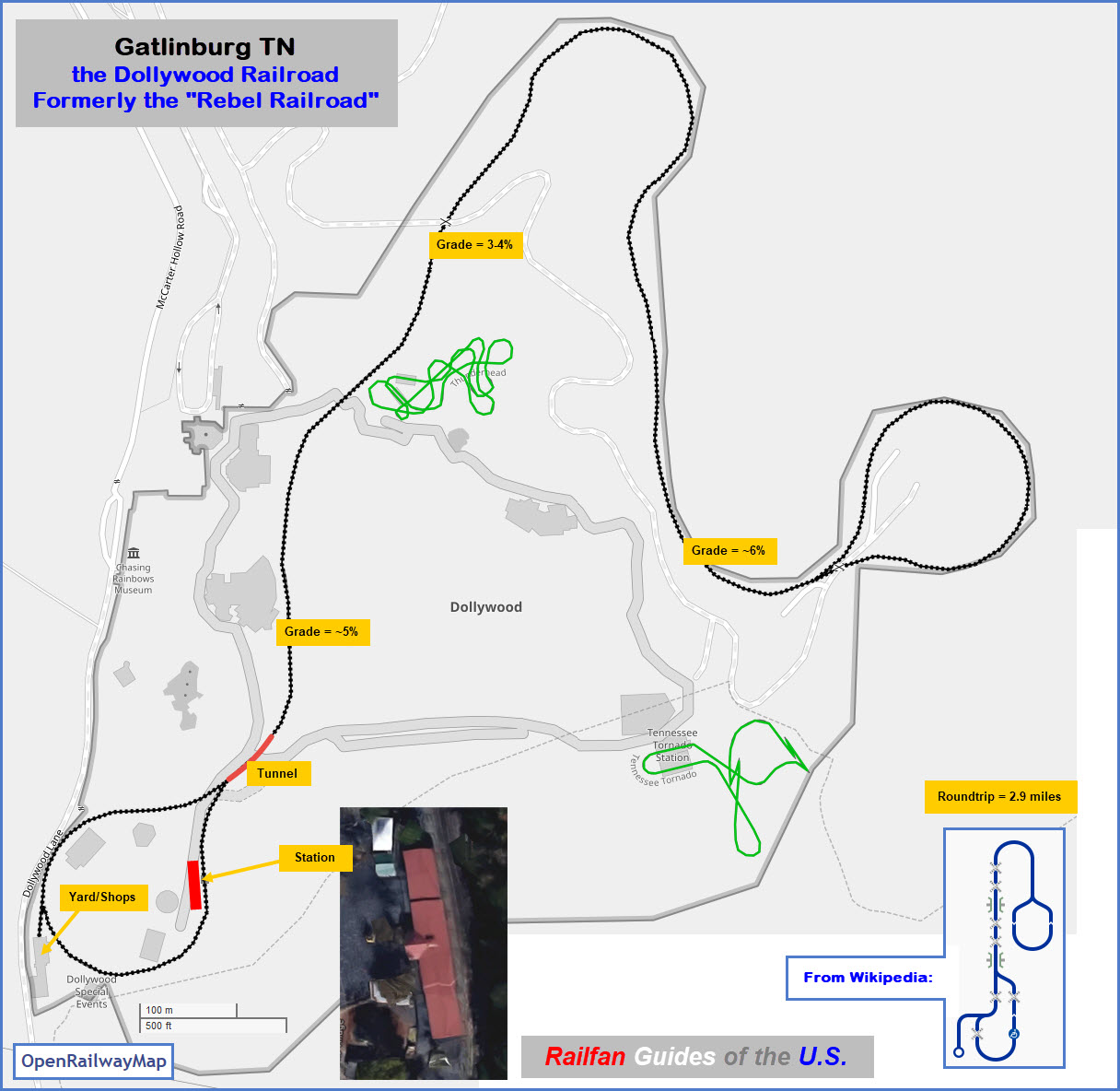 Park & Amusement Park Trains in the U.S.