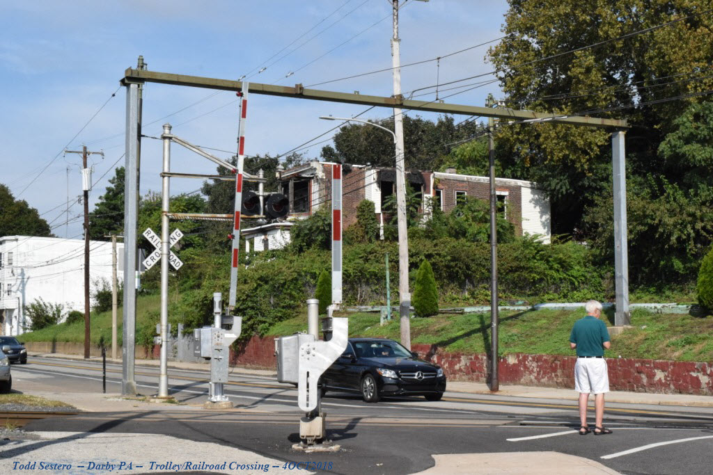 Darby PA Rail/Trolley Crossing Railfan Guide