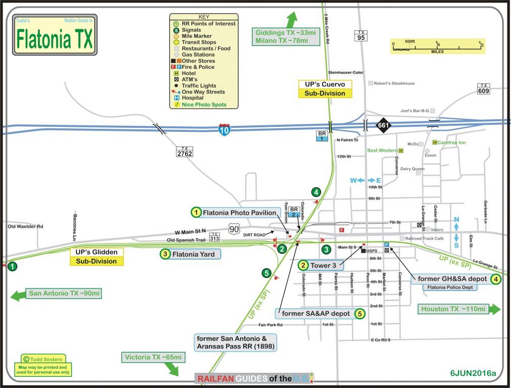 Flatonia TX Railfan Guide