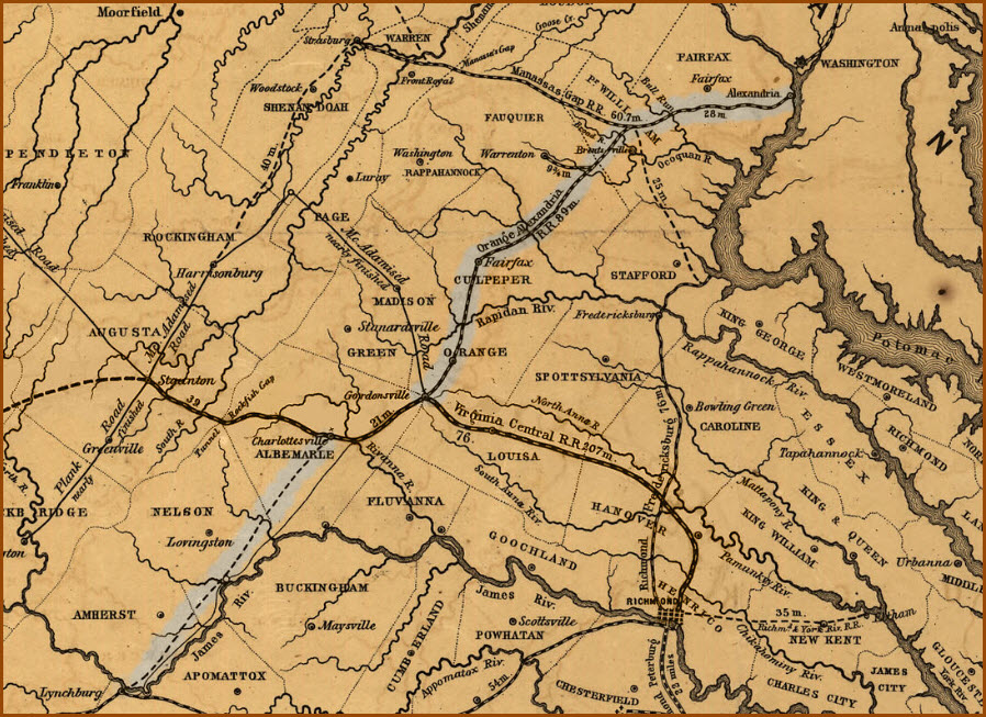 Orange and Orange County VA Railfan Guide