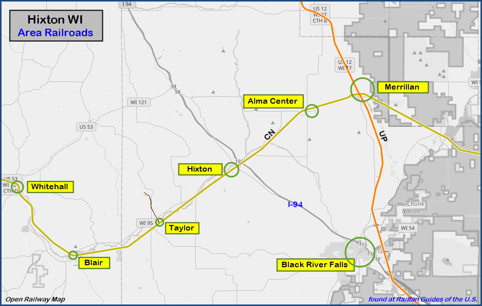 Hixton WI Railfan Guide
