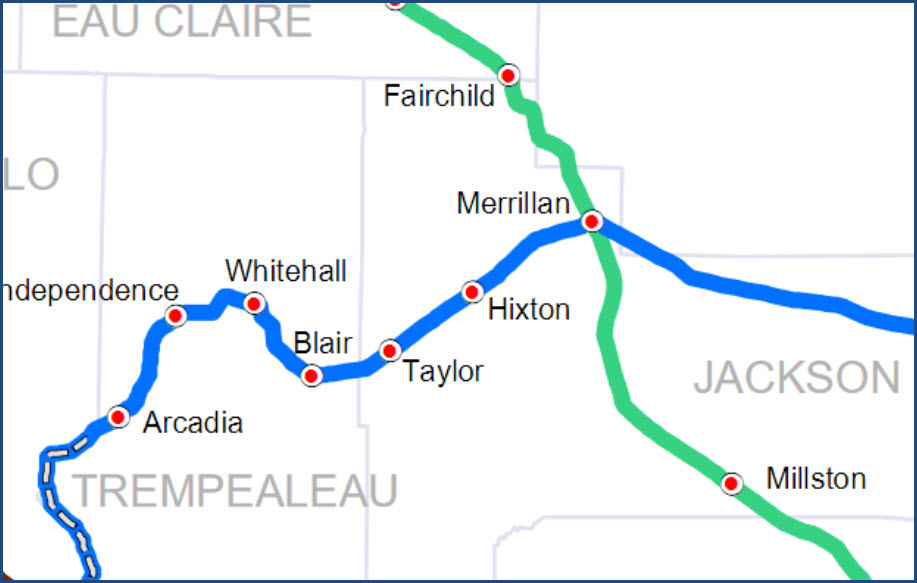 Hixton WI Railfan Guide