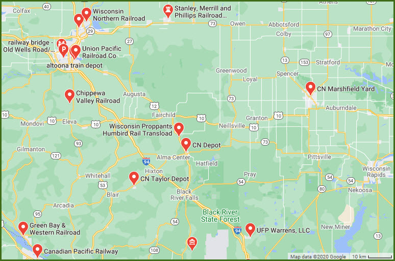 Hixton WI Railfan Guide